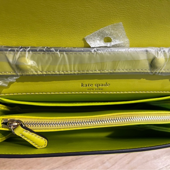 Kate Spade Dakota Crossbody Bag in Chartreuse - Picture 8 of 11